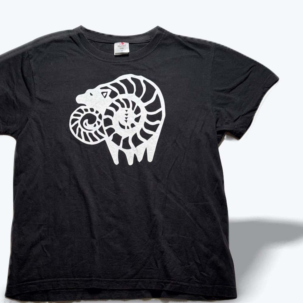 Seven Deadly Sins T Shirt Merlin Boar Symbol Graphic Black Small Stedman ST2000